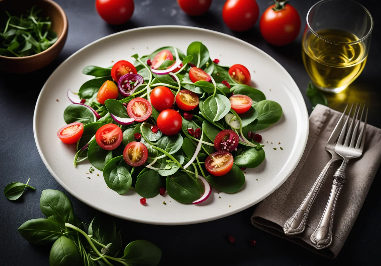 Chicorée-Spinatsalat