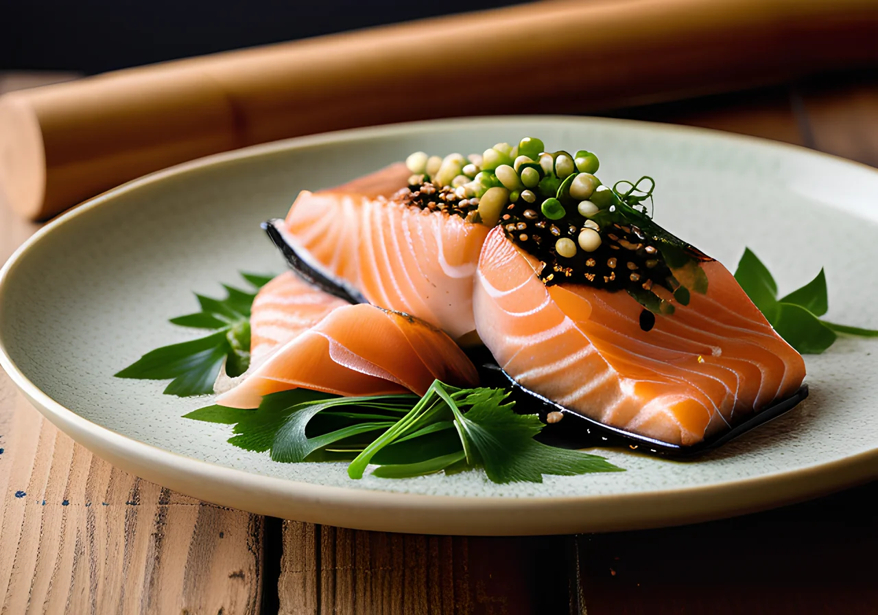 Marinated Sesame Salmon