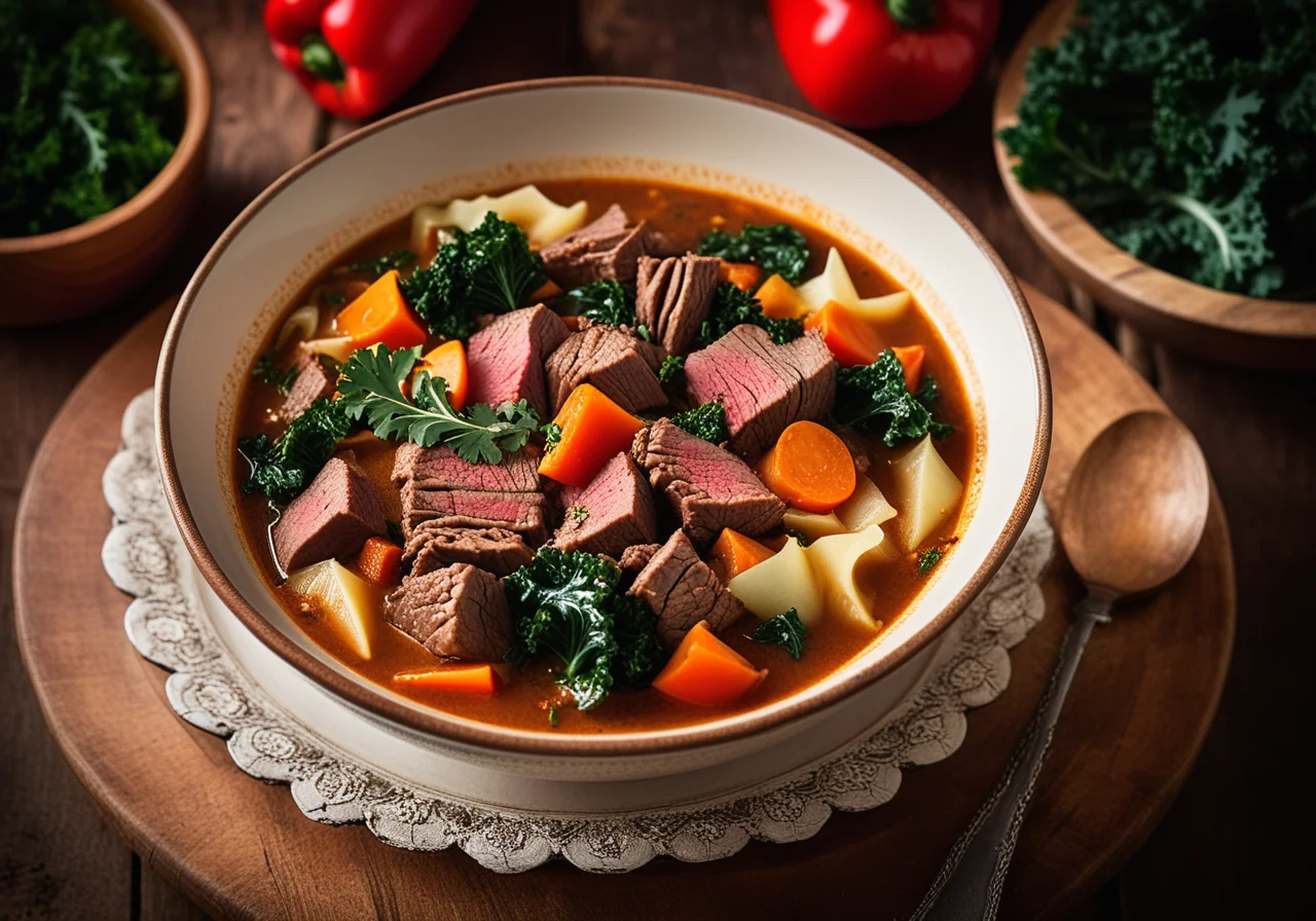 Beef, Cabbage and Vegetable Stew