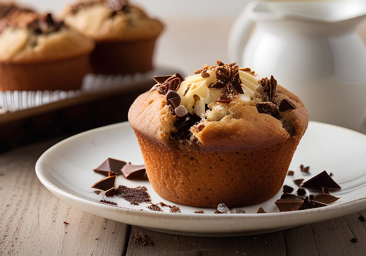 Stracciatella Muffins