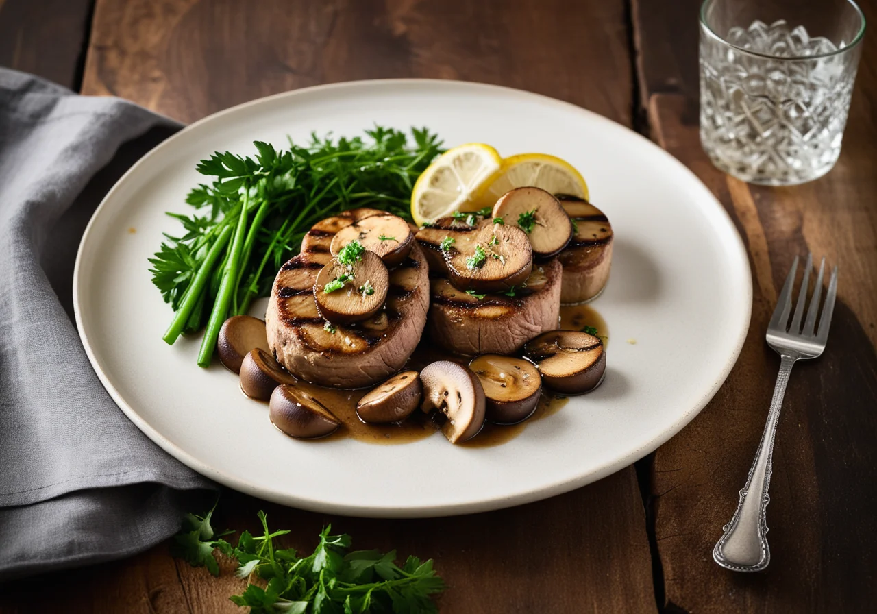 Grilled Veal Medallions