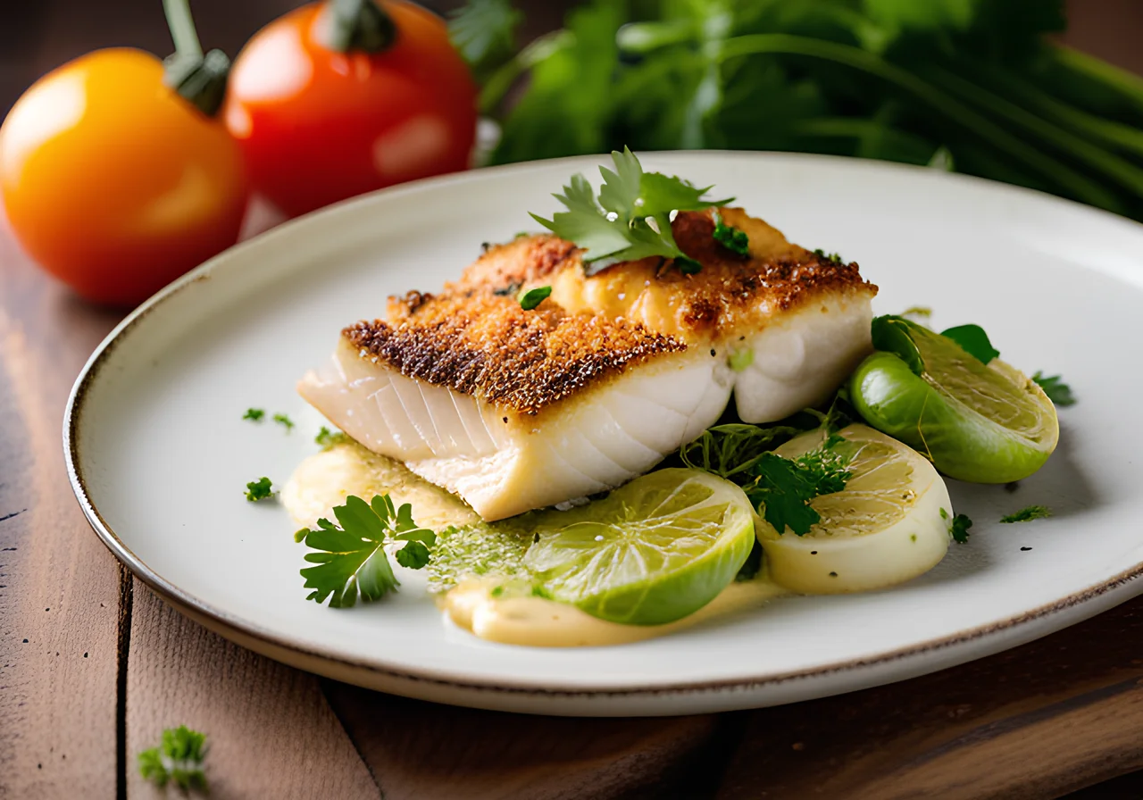 Cod and Brussels Sprouts Gratin