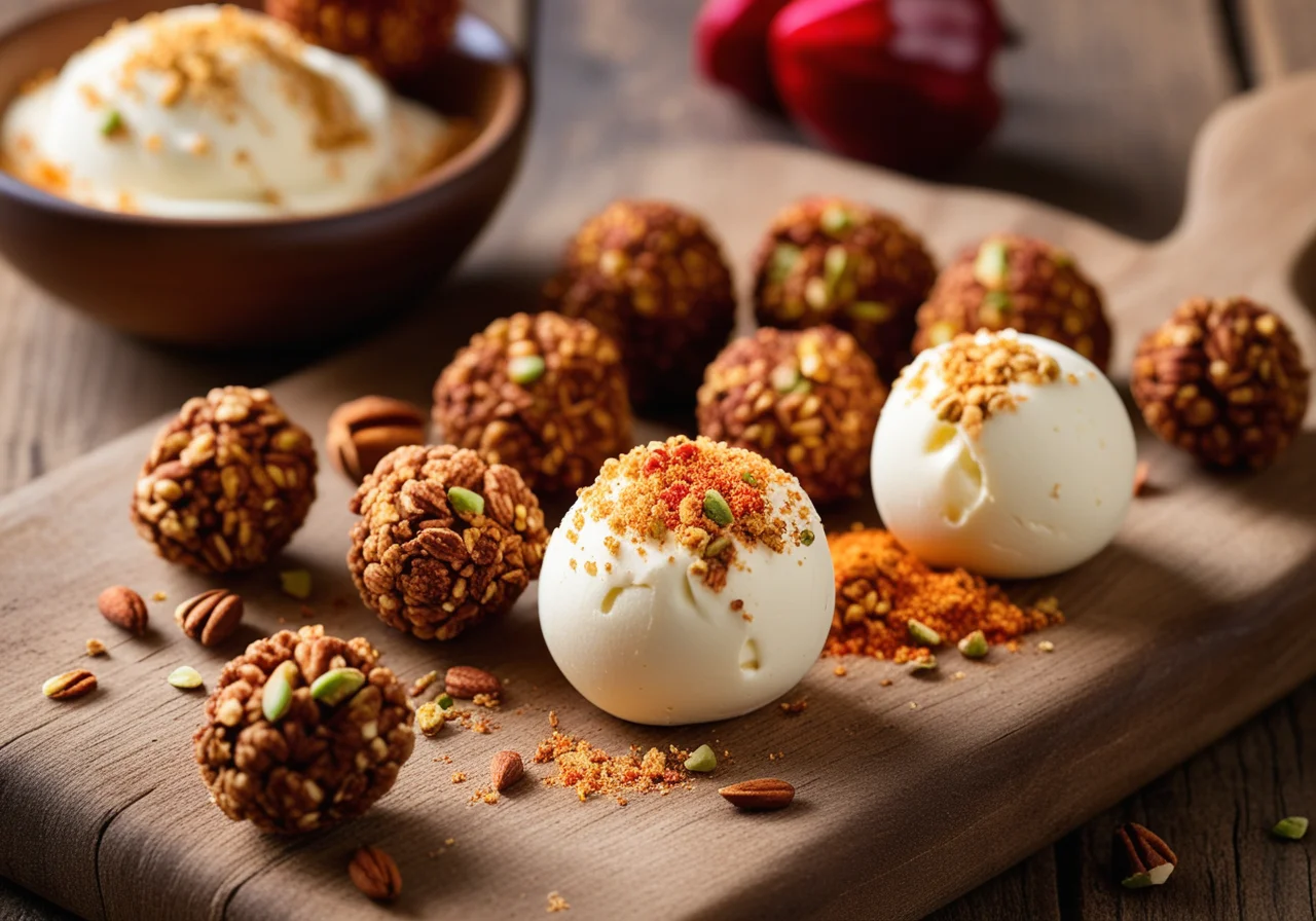 Various Cream Cheese Balls