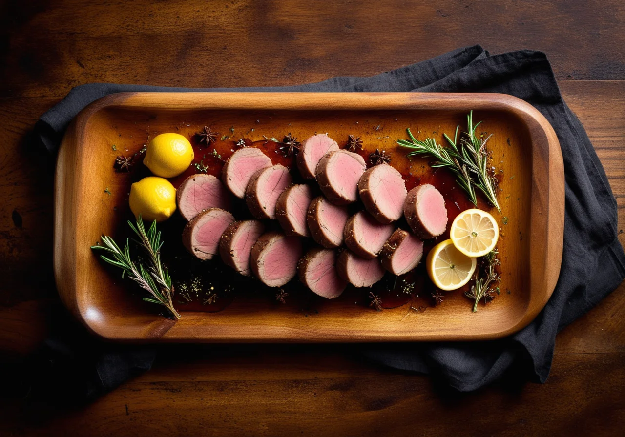 Veal Tenderloin Tips with Rosemary Honey