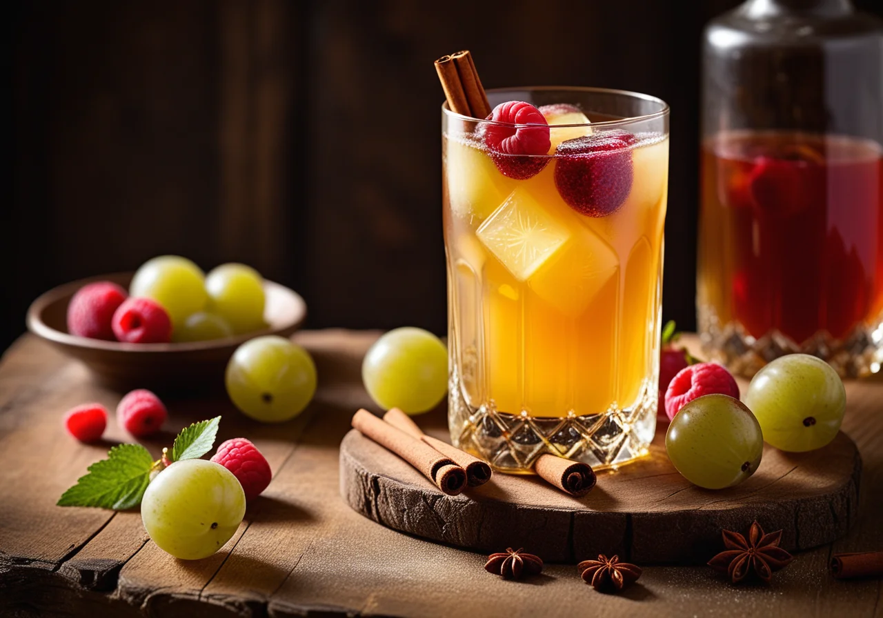 Punsch mit Johannisbeere