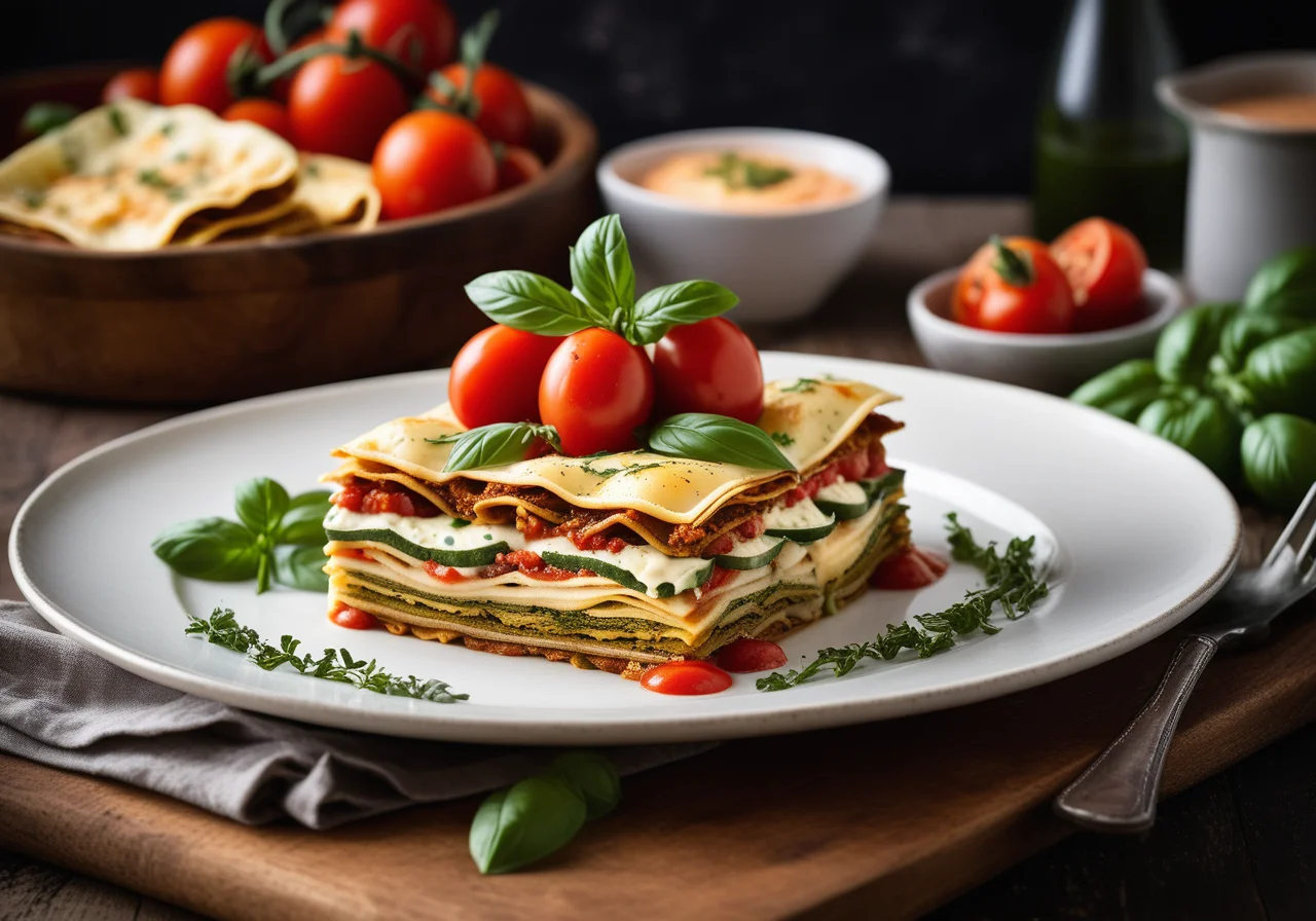 Lasagne with Sea Bass