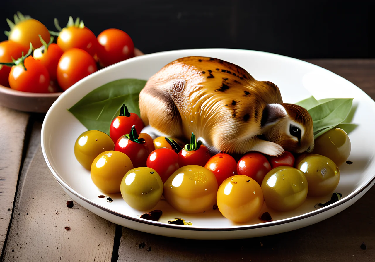 Rabbit with Mediterranean Vegetables