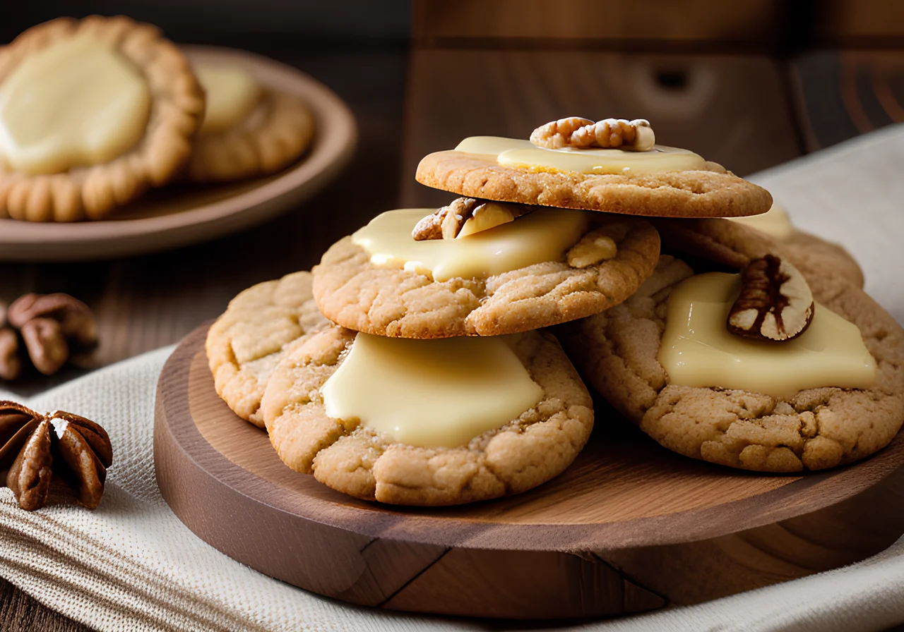 Butter Cookies with Walnuts