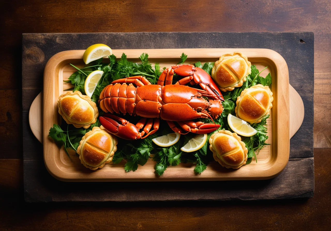 Lobster with Delicate Puff Pastry