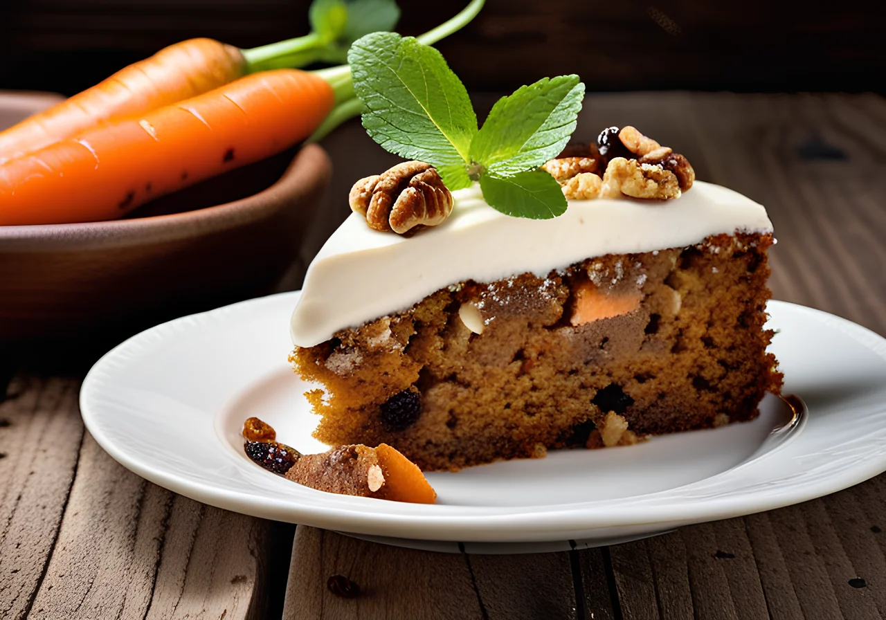Moist Carrot-Nut Cake