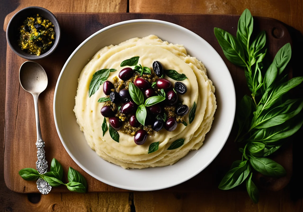 Potato Mash with Olives