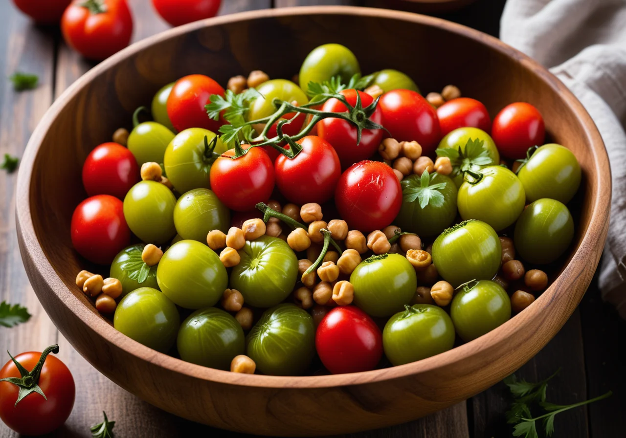 Marinated Green Tomatoes