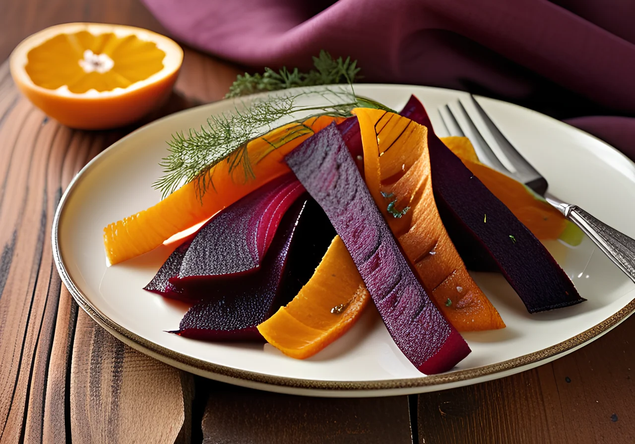 Roasted Beetroot and Squash Vegetables