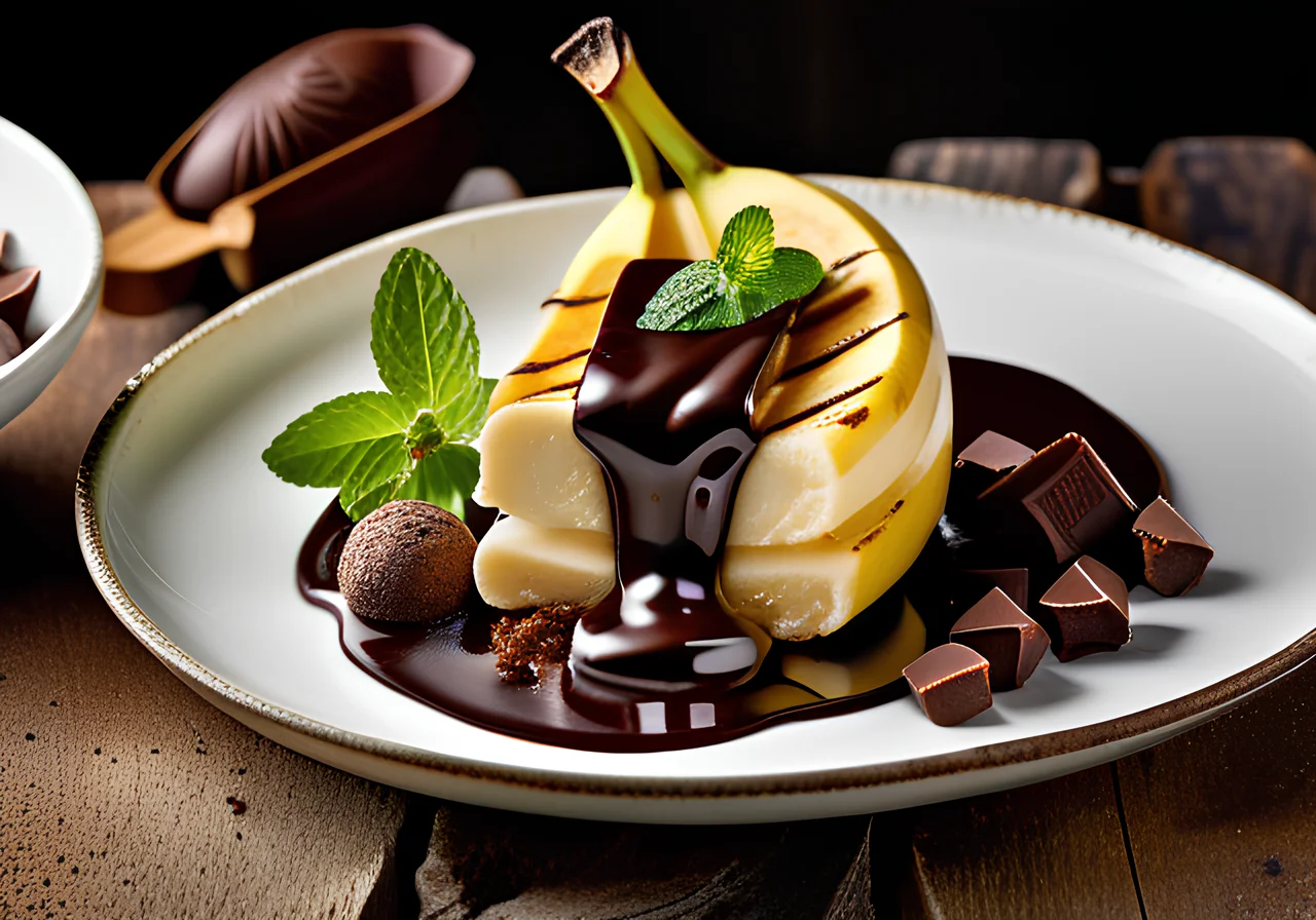 Grilled Chocolate Bananas