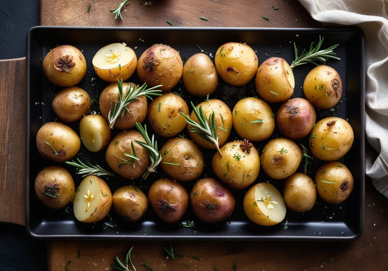 Garlic Potatoes from the Oven