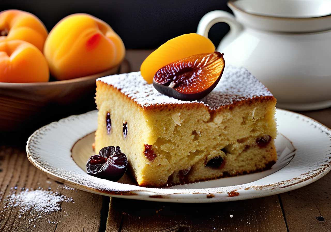 Dry Fruit Sponge Cake