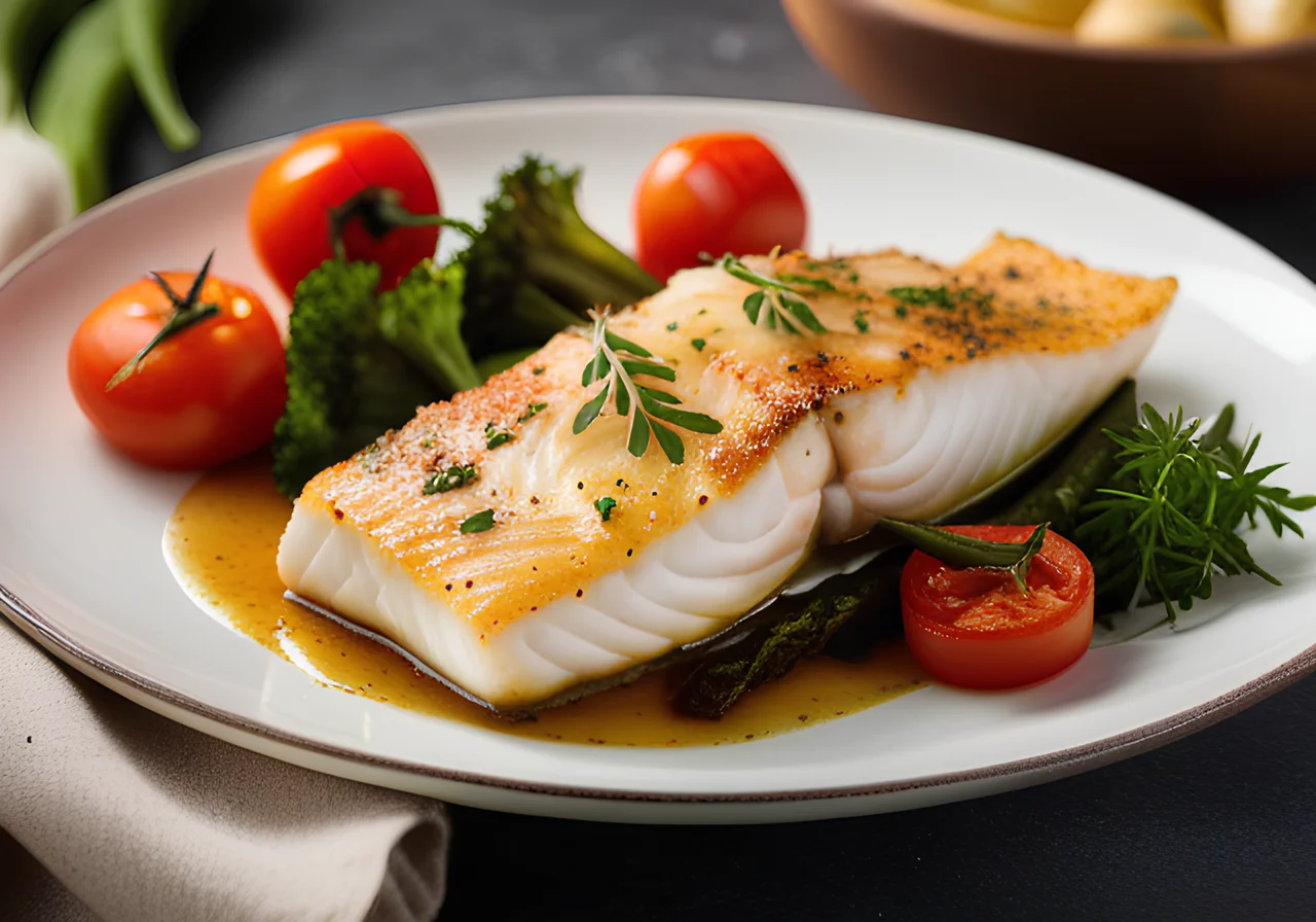 Baked Cod from the Oven with Vegetables