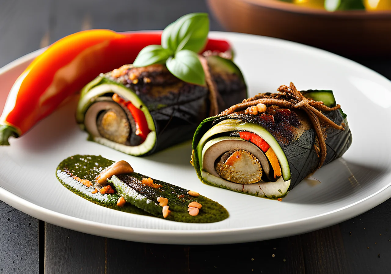Mediterranean Vegetable Wrap