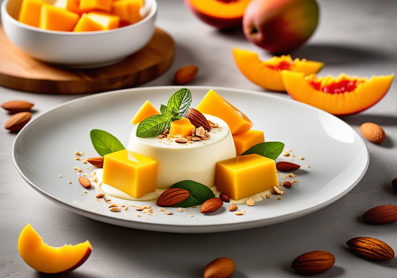 Mango Quark Dessert