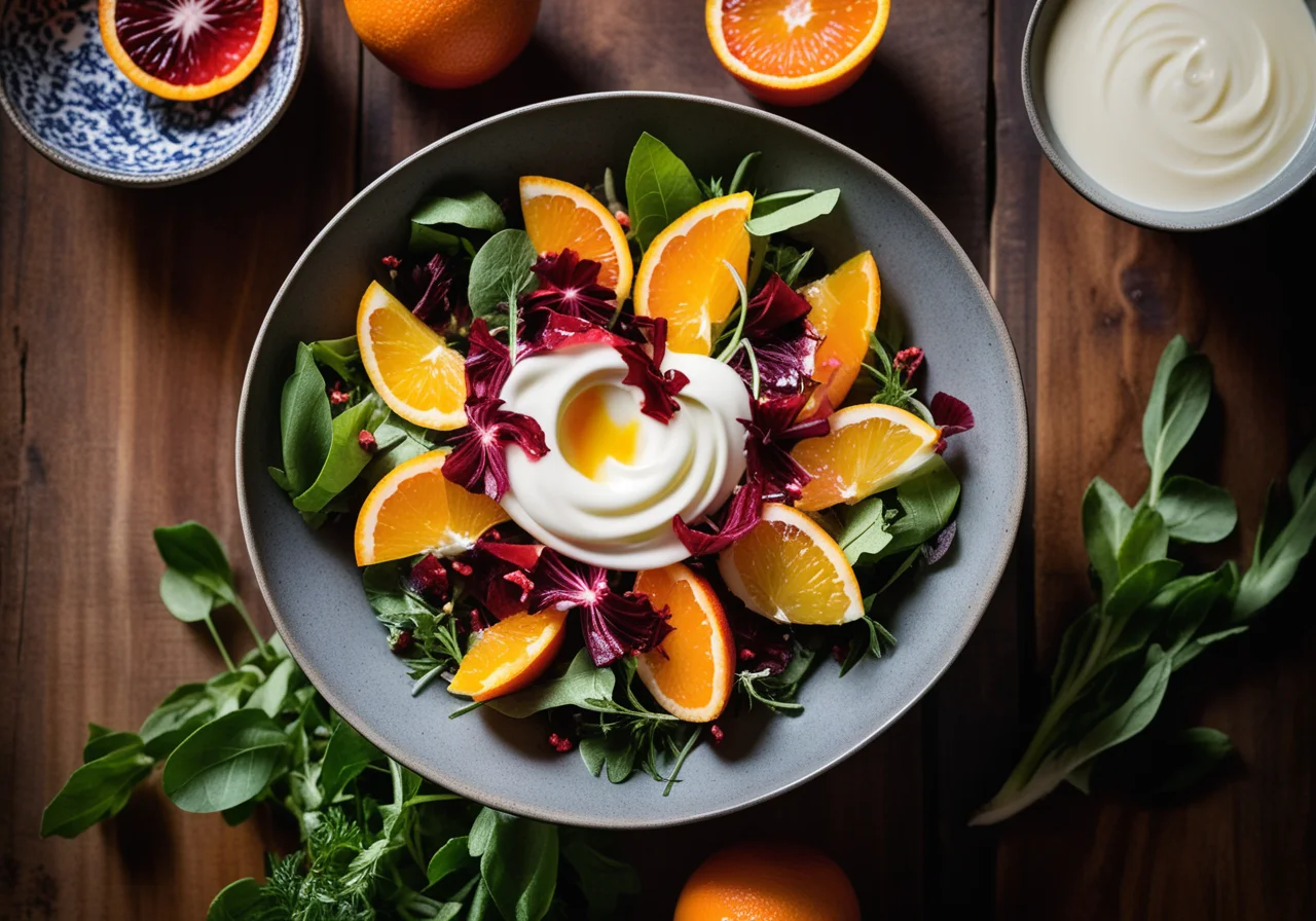 Chicory, Endive and Blood Orange Salad
