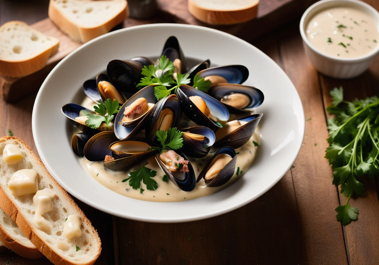 Mussels with Bacon