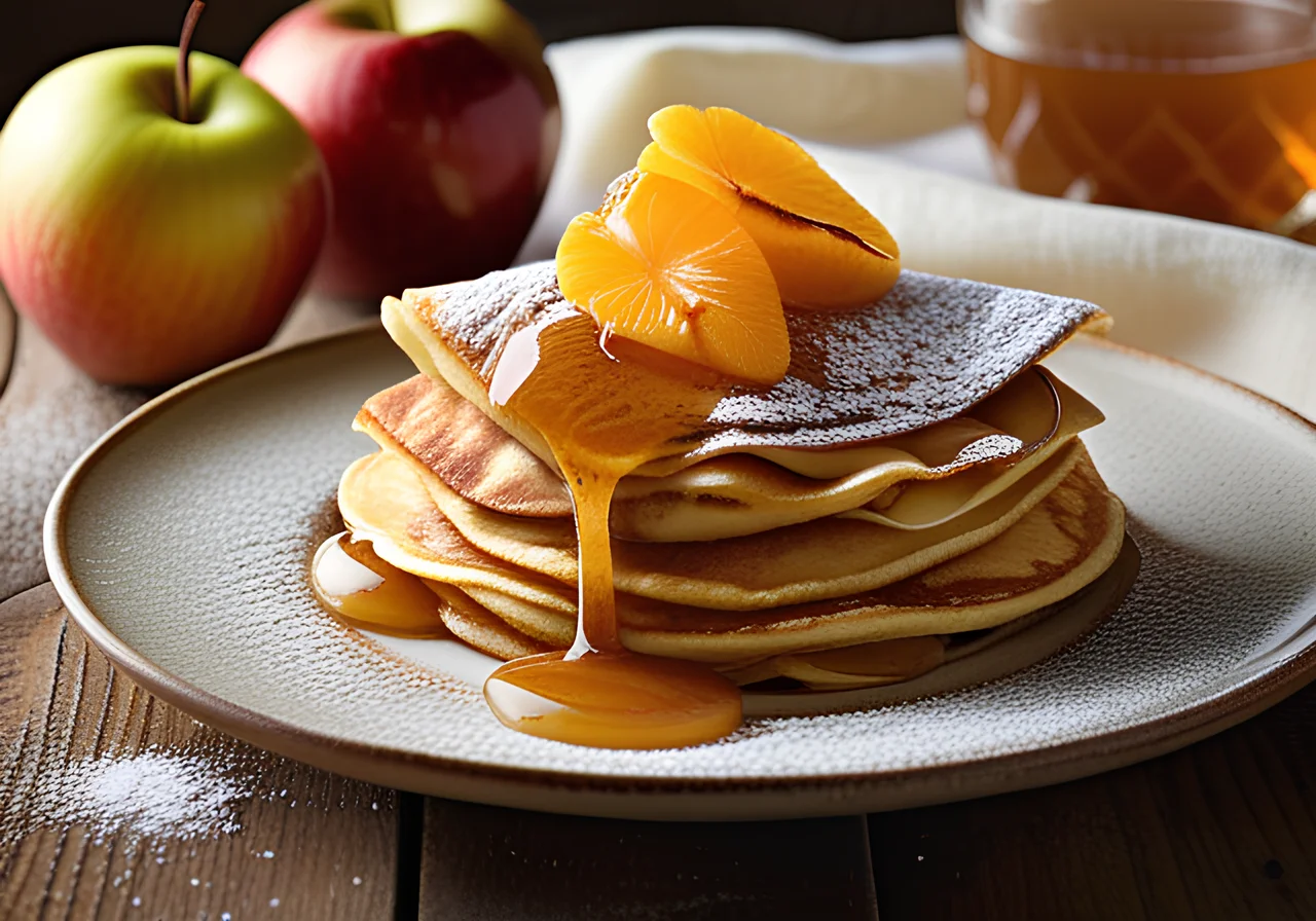 Apple‑filled Pancakes