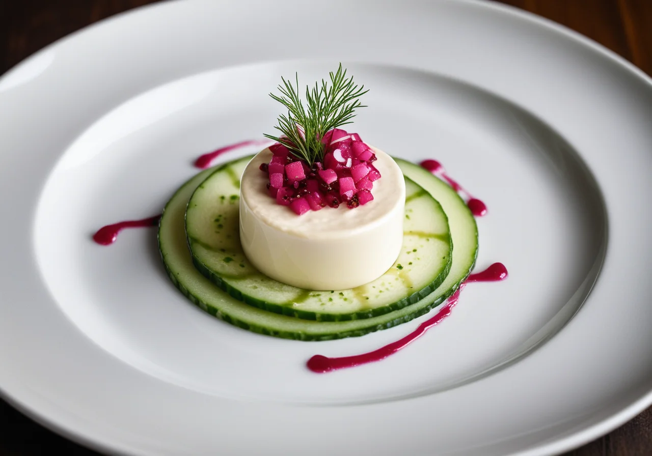 Saibling Fillets with Cucumber Salsa