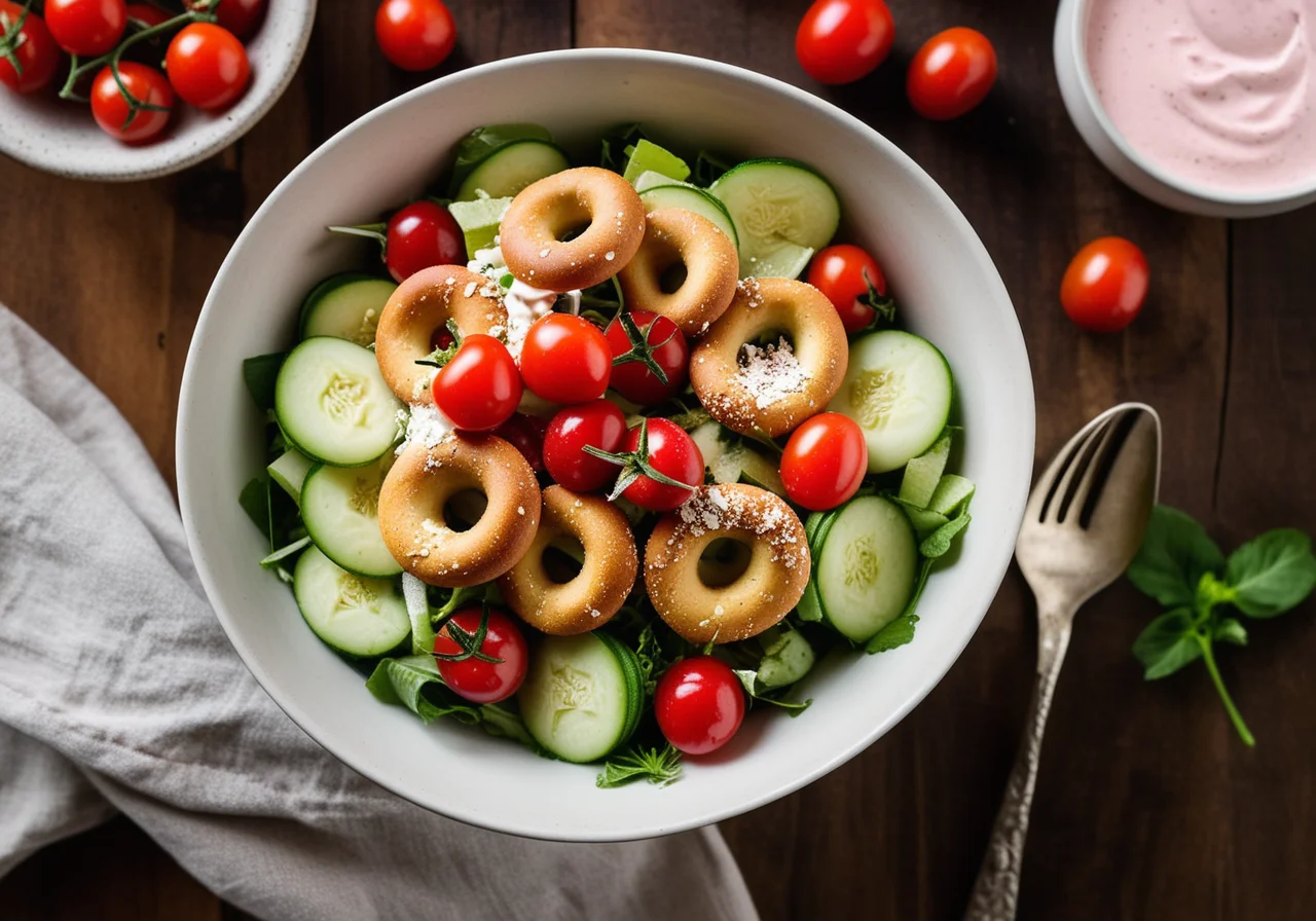 Pretzel Bowl with Salted Croutons