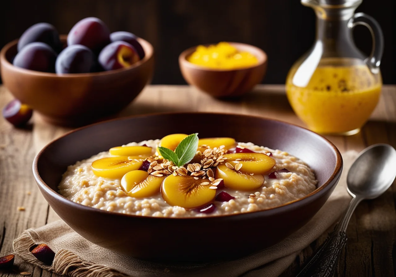 Plum Whole-Grain Porridge