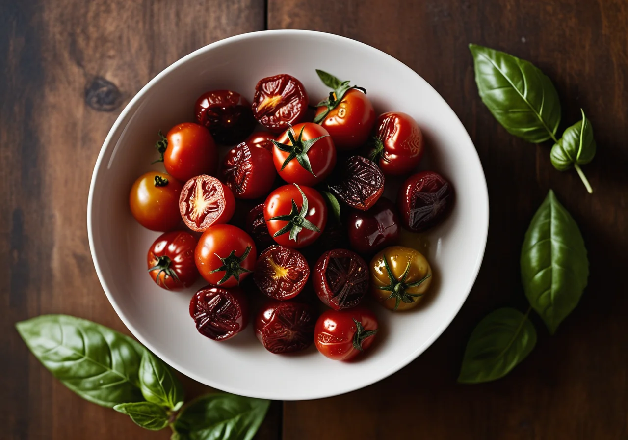 Baked Tomatoes and Herbs
