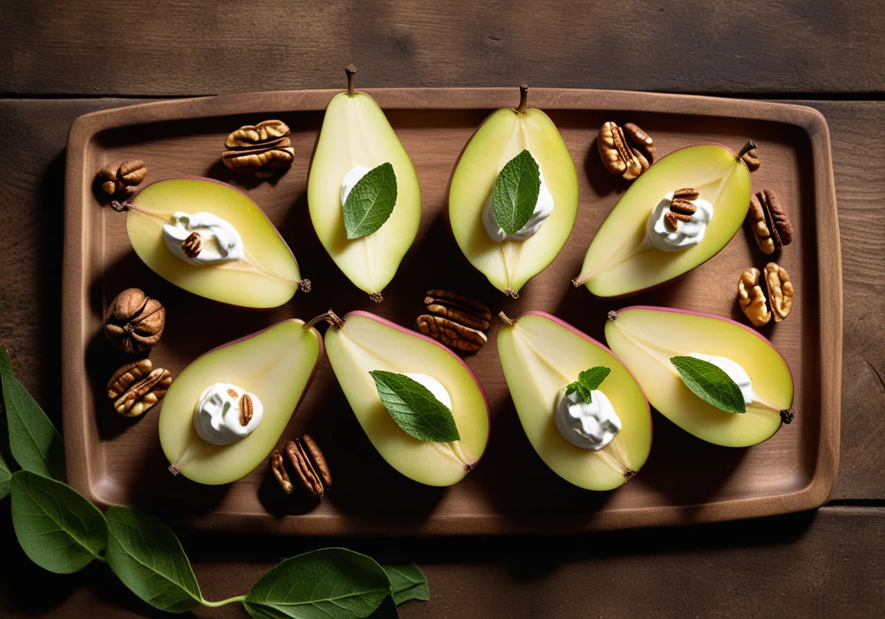 Chicory Boats with Cream Cheese