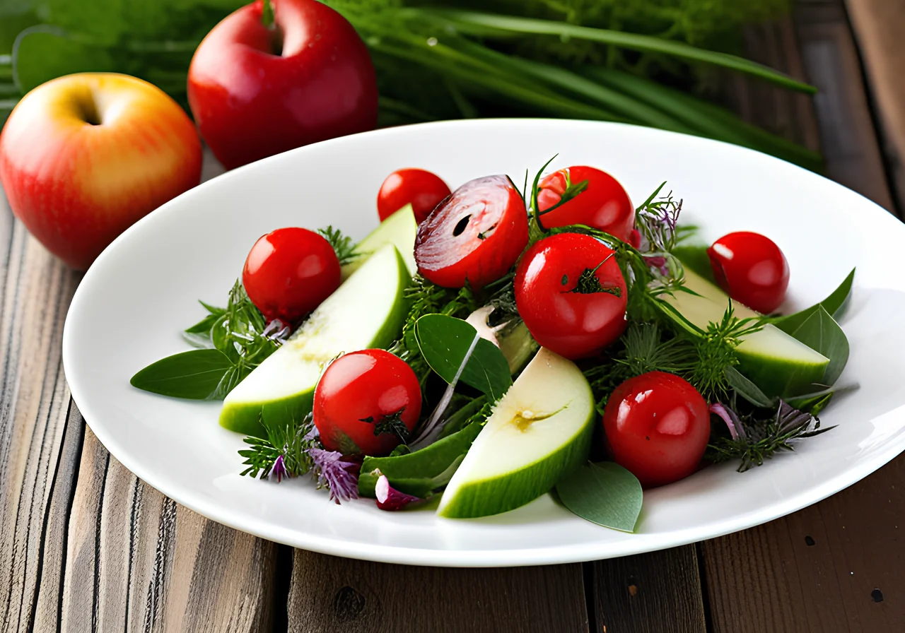 Colorful Apple Salad