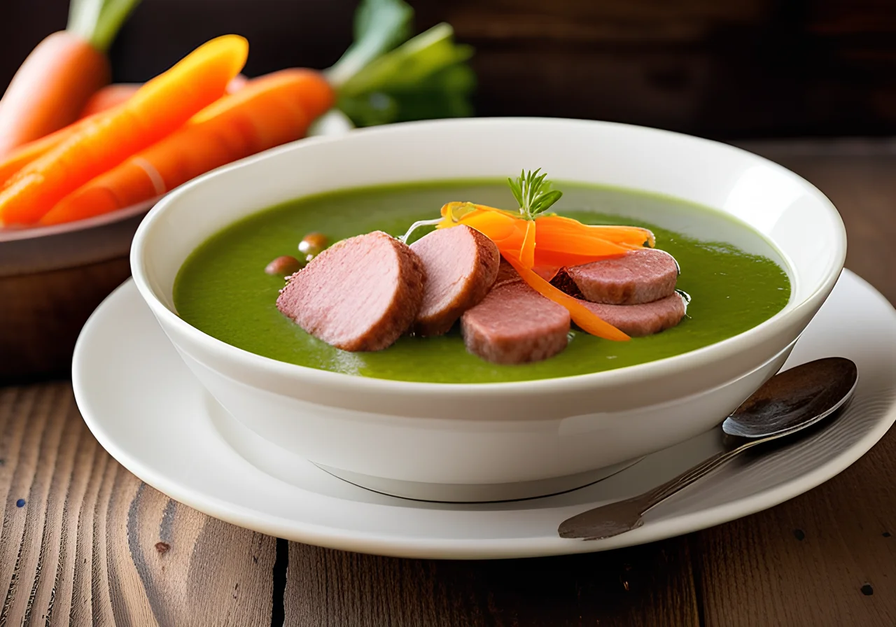 Pea Soup with Turkey Sausage