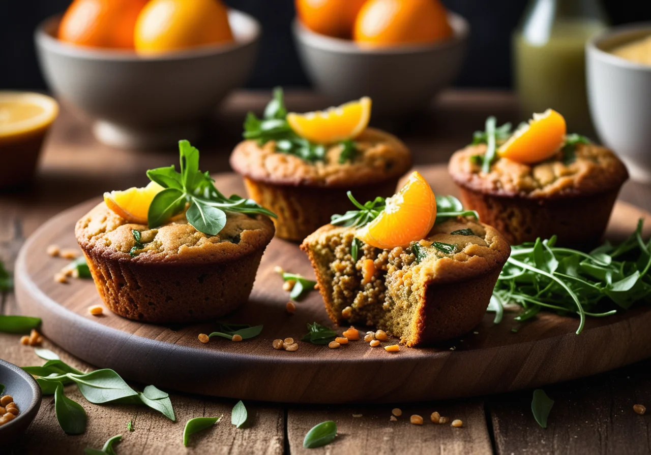 Spicy Lentil Muffins