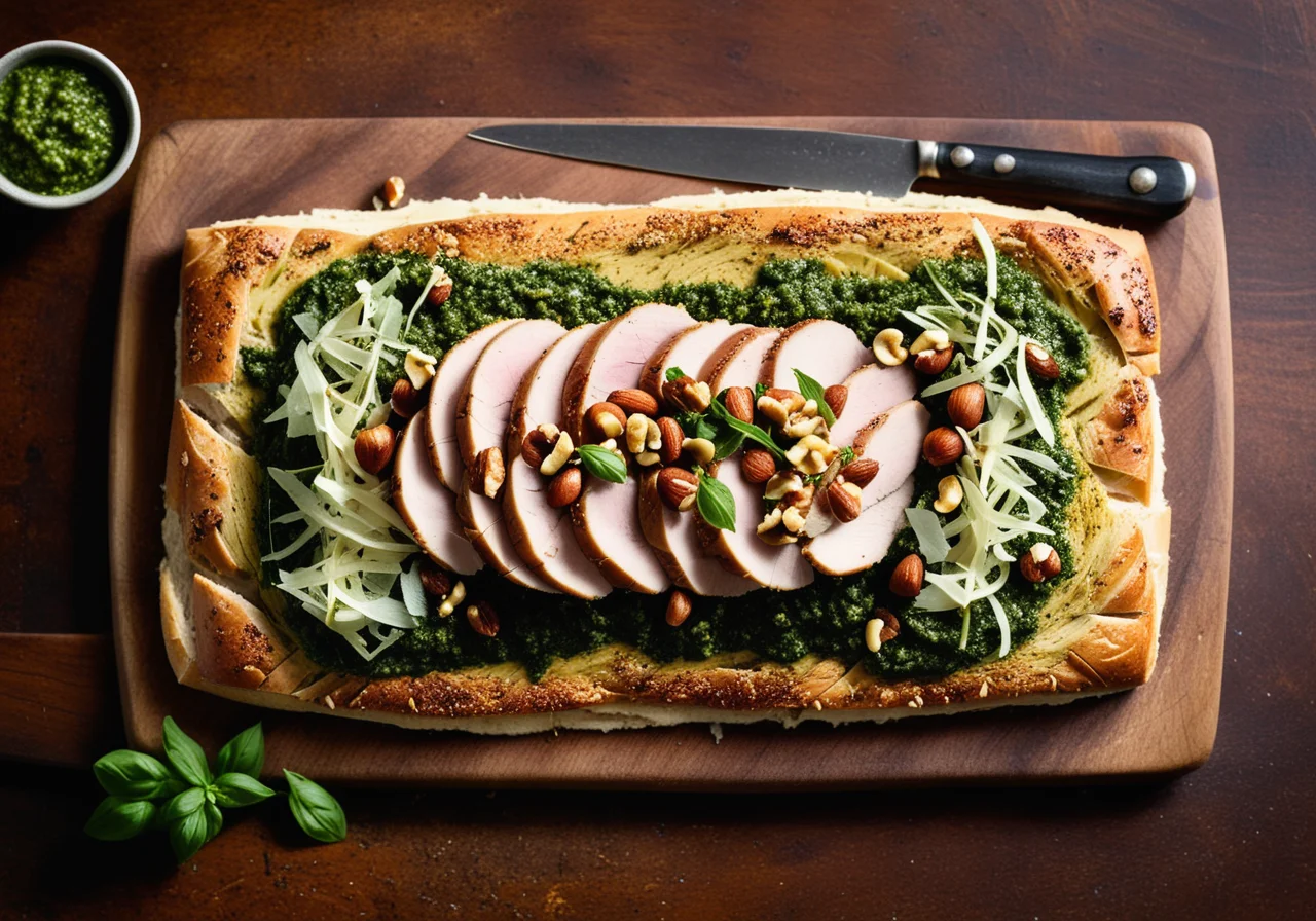 Turkey with Herb Pesto