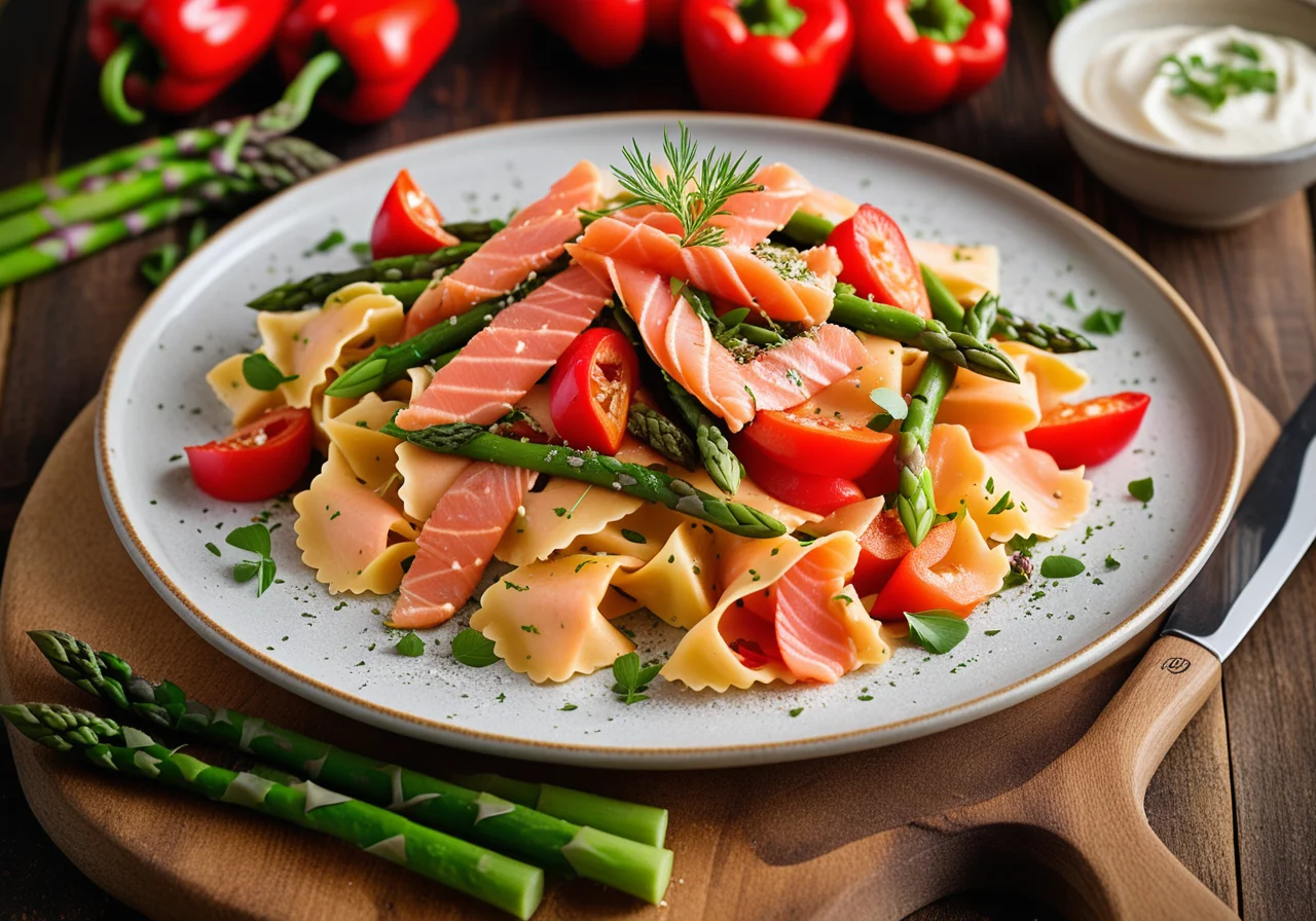 Farfalle with Salmon