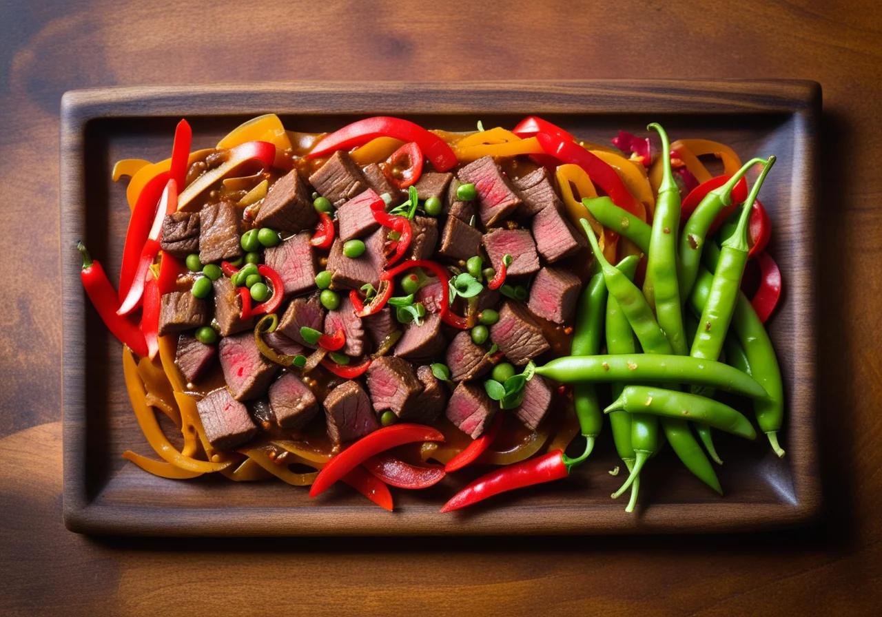 Beef and Vegetable Curry from the Wok