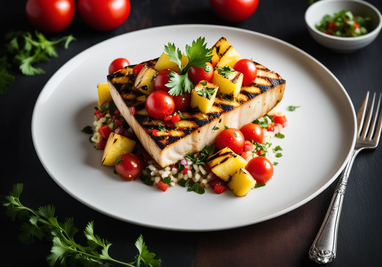 Grilled Fish with Salsa