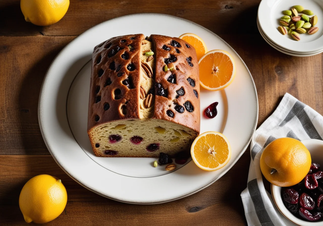 Fruit Cake from Yeast Dough