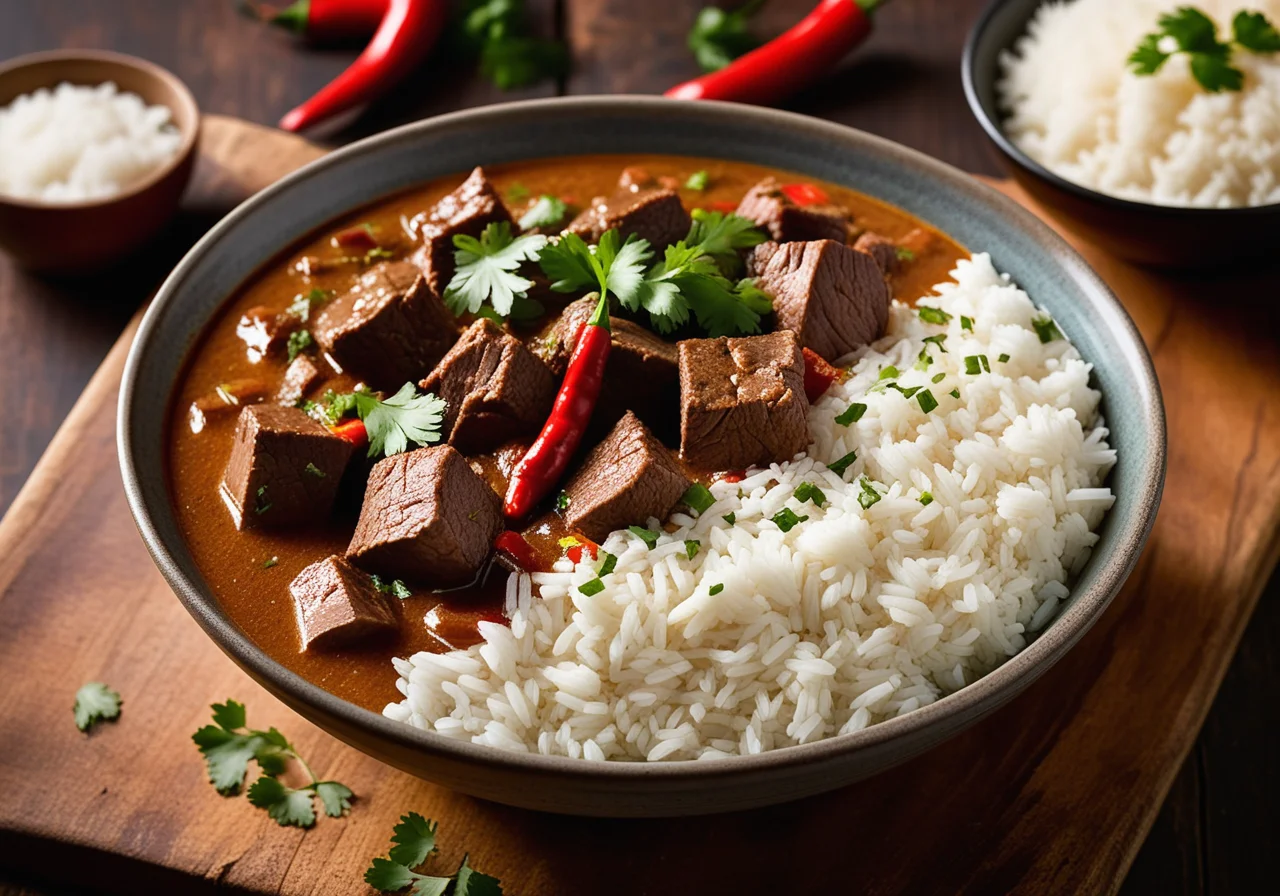 Indian-Style Beef Stew with Ginger