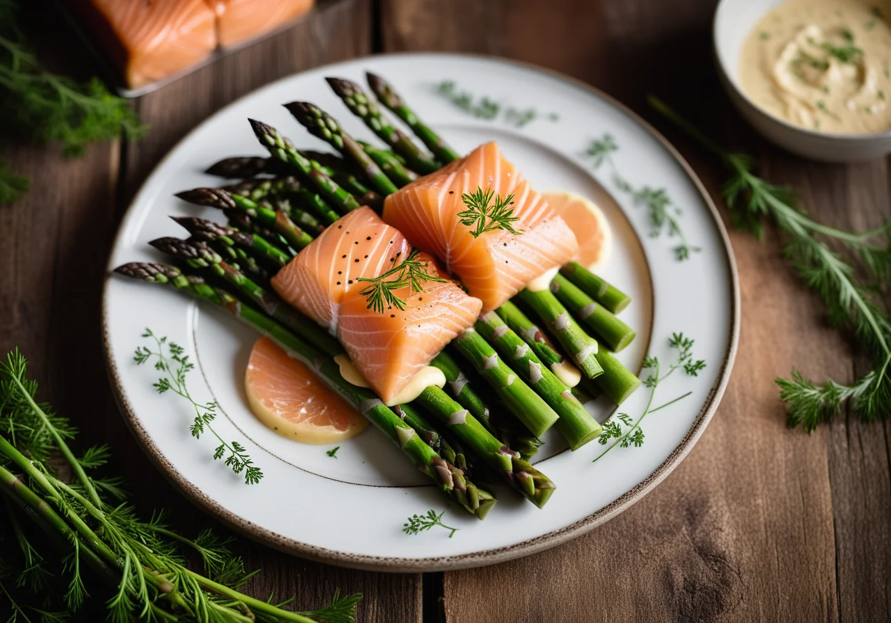 Smoked Salmon and Asparagus