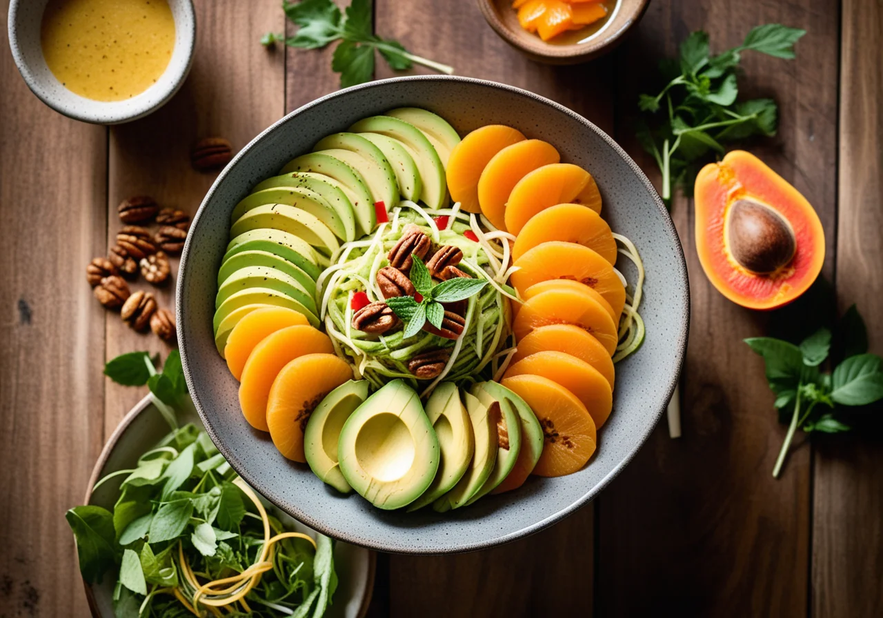 Avocado and Papaya Salad