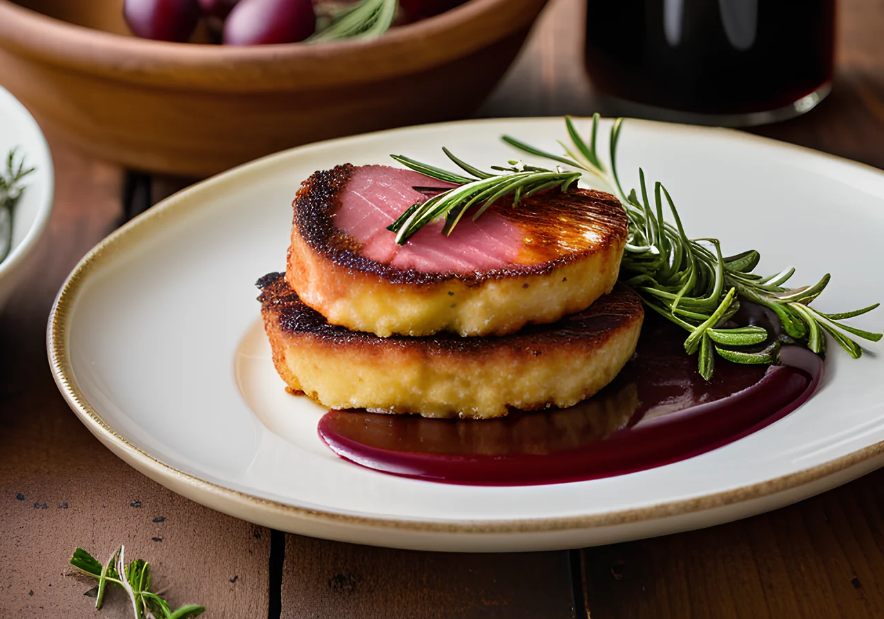Pheasant Breast with Potato Cake