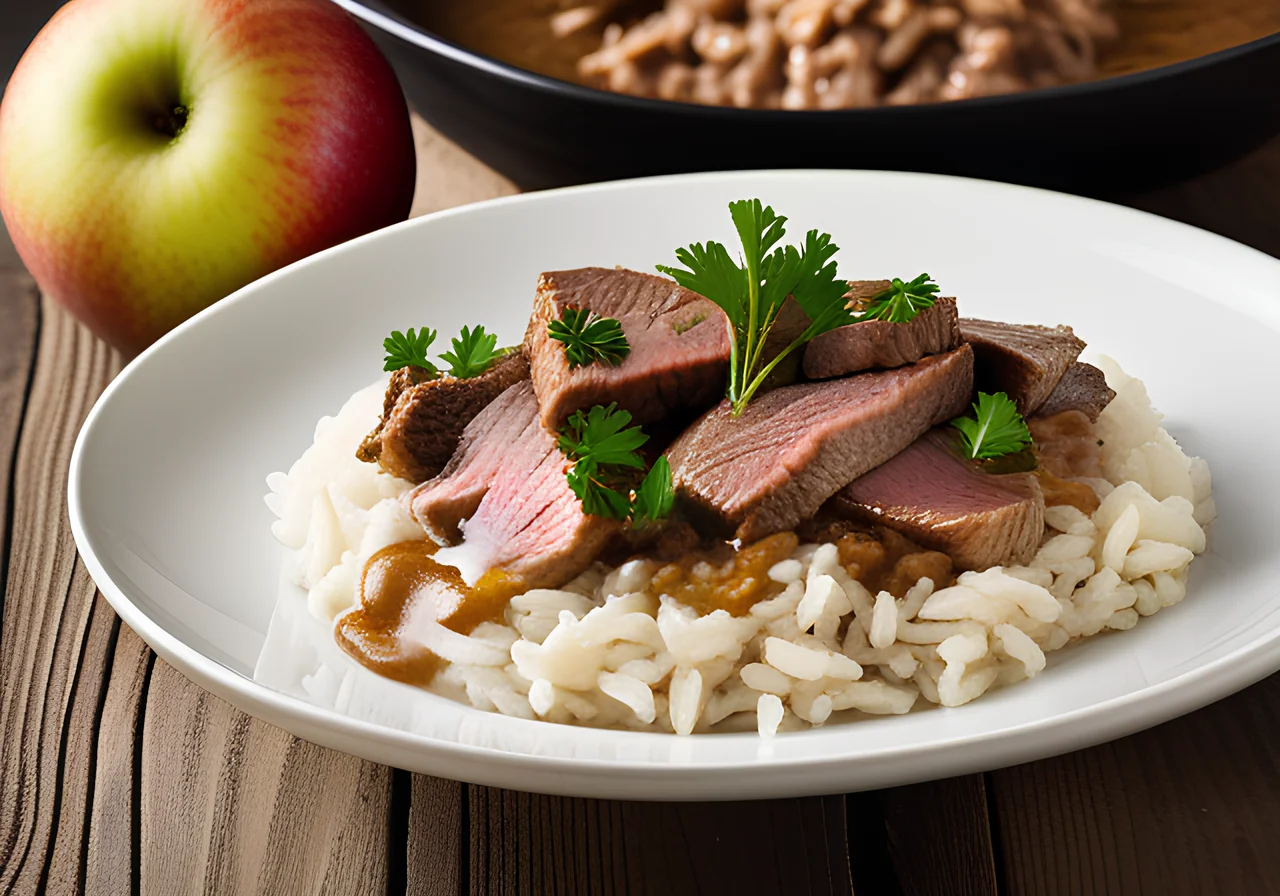 Filet in Stroganoff Style