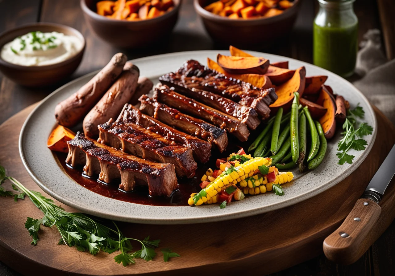 Pork Ribs with Vegetables