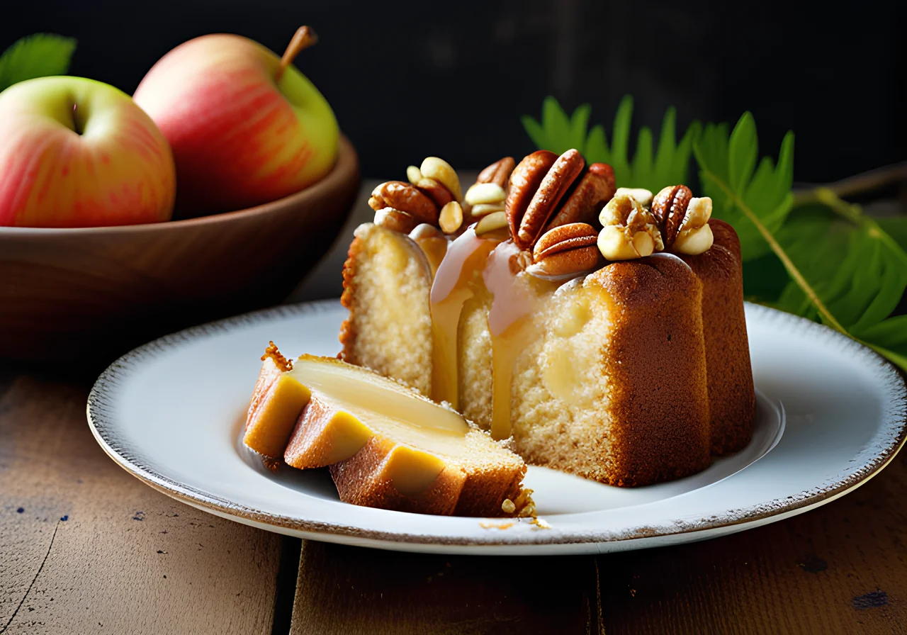 Hazelnut Apple Cake