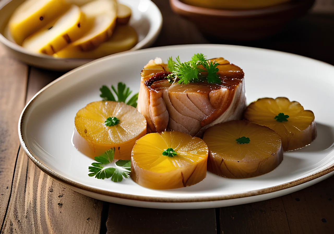 Pork Aspic with Fried Potatoes