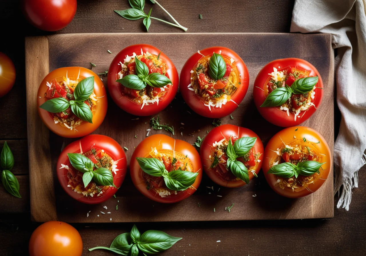 Hearty Stuffed Tomatoes