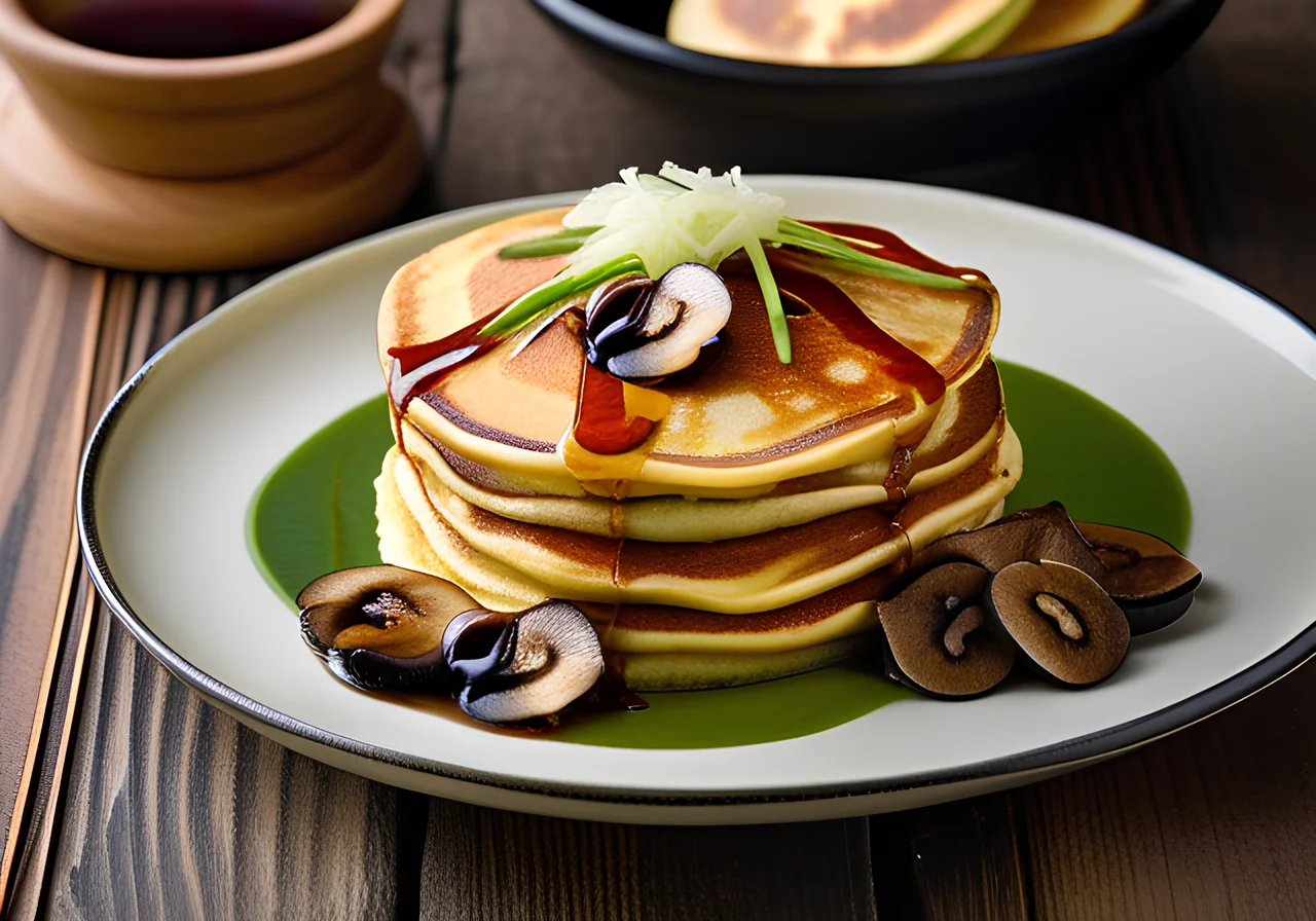 Savory Vegetarian Stuffed Pancakes