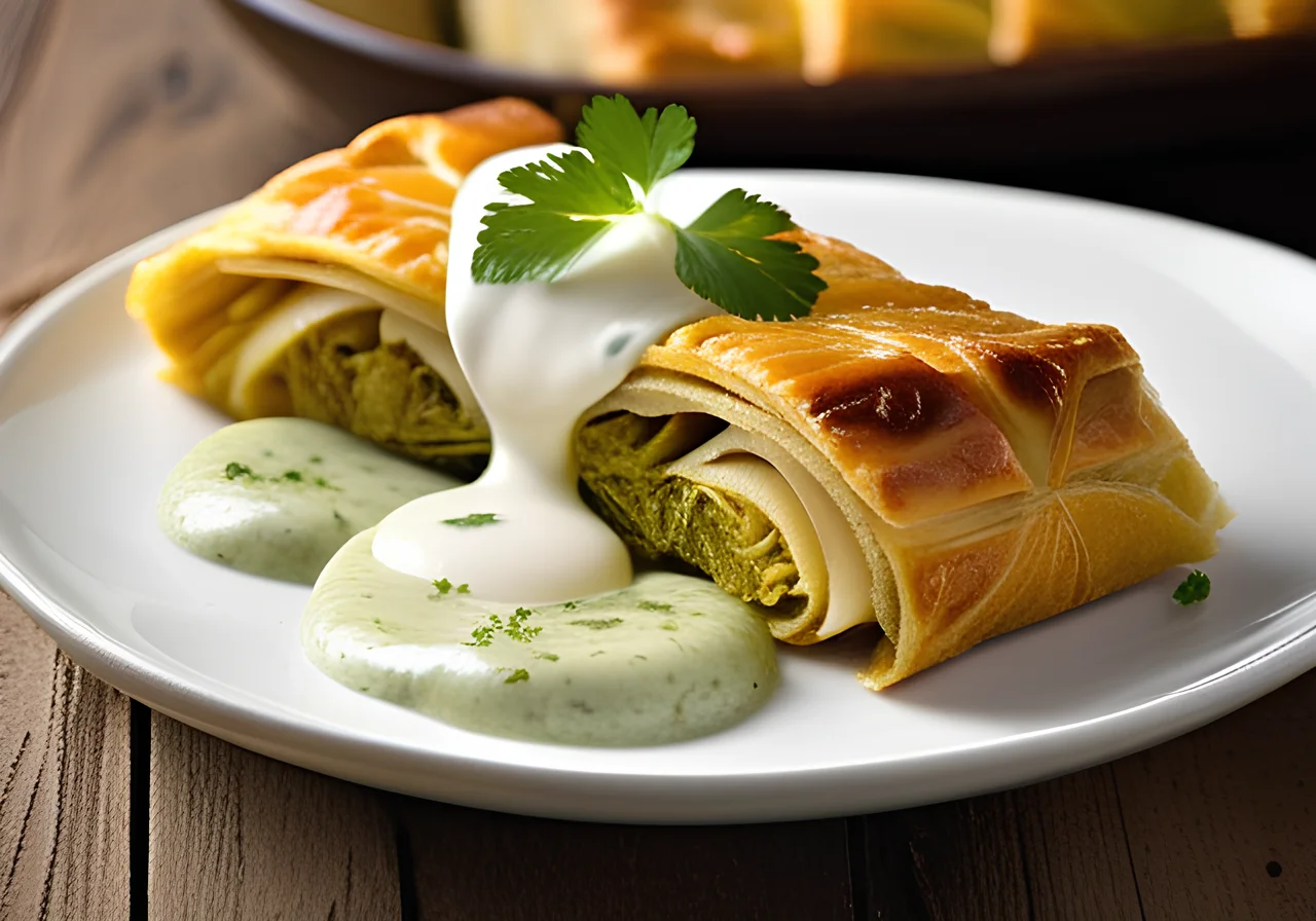 Cabbage‑Potato Strudel